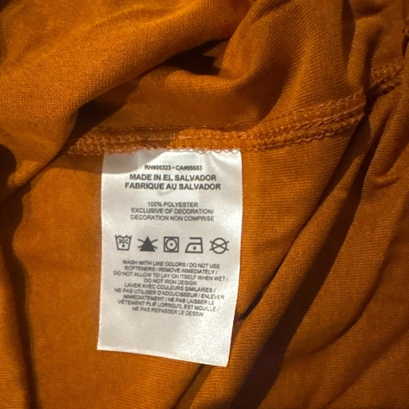 Nike Mens Dri-Fit Legend LS 2XL Training Shirt Orange 727980 802 New With Tags - Picture 6 of 8